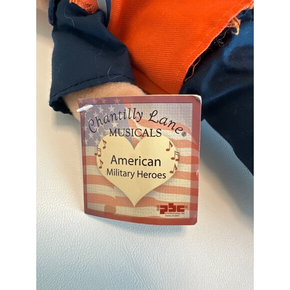 Chantilly Lane U.S. Coast Guard Musical Plush Bear 11" - Picture 6 of 8